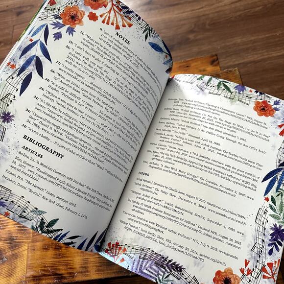 PJ Library Itzhak (Perlman) A Boy Who Loved The Violin Jewish Paperback Book - Picture 7 of 9